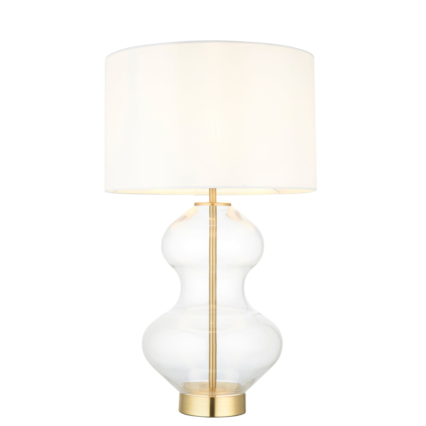 Kelda Shaped Table Lamp Vintage White