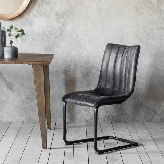 Edington Chair Grey 2 pk