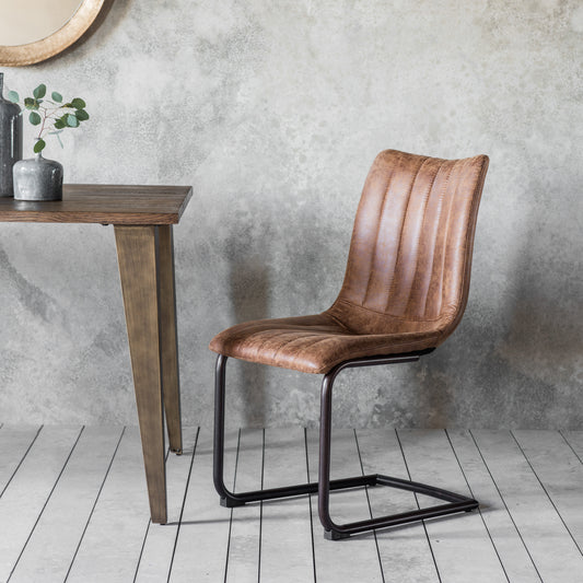 Edington Chair Brown 2 pk