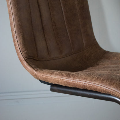 Edington Chair Brown 2 pk
