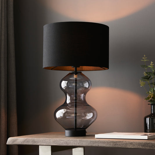 Kelda Shaped Table Lamp Black