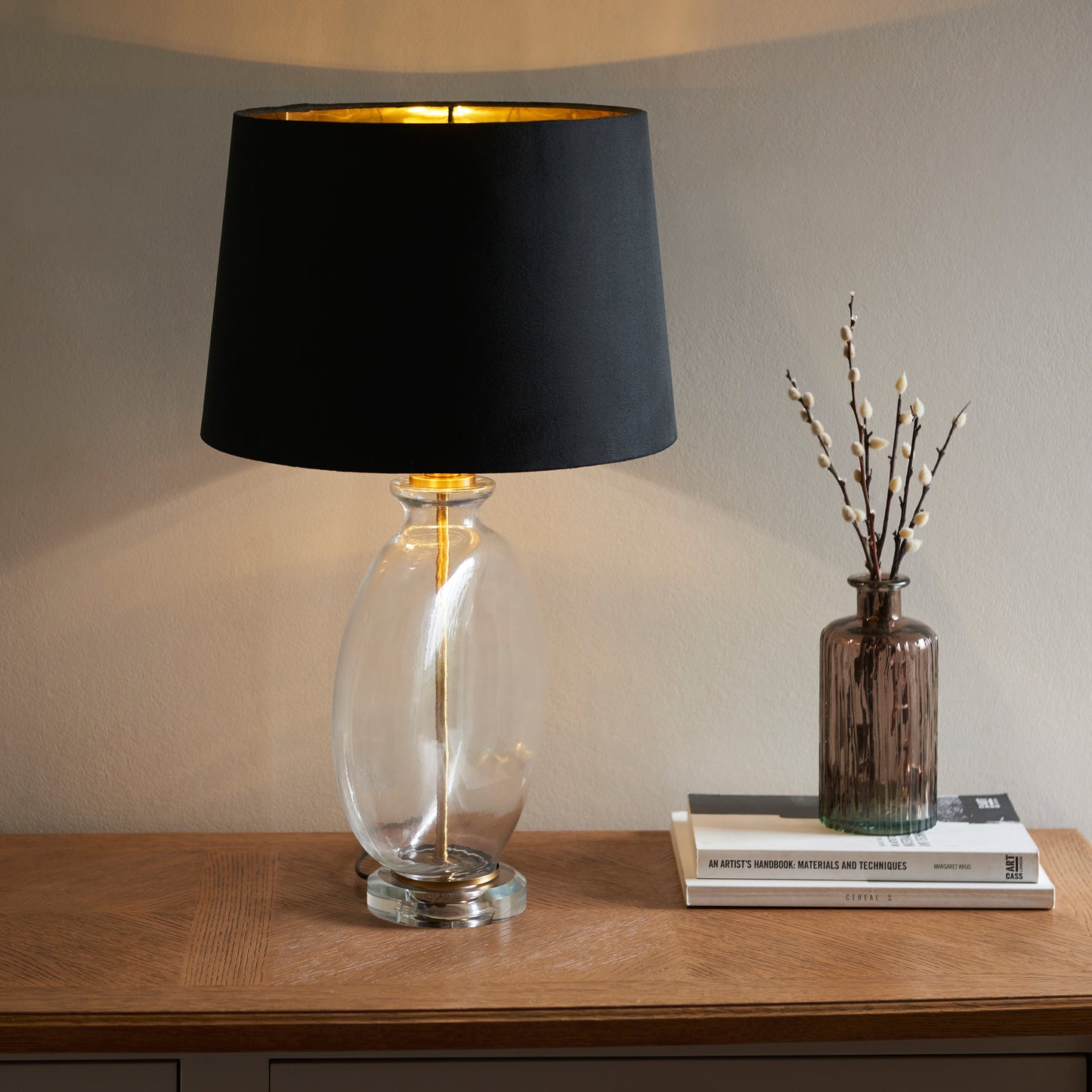 Gideon Table Light Antique Brass